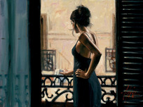 Fabian Perez Fabian Perez At The Balcony